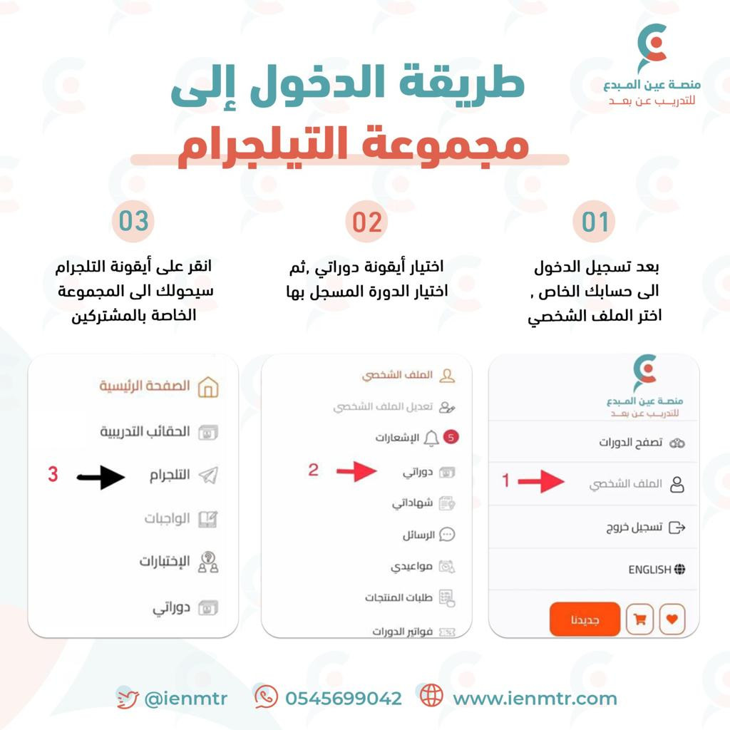 مجموعة التلجرام